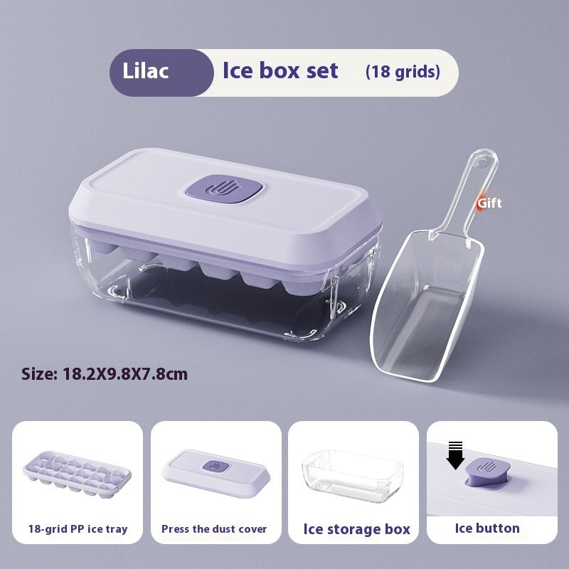 One-Click Ice Tray & Storage Box | Includes Free Ice Scoop - 50% OFF + Free Shipping