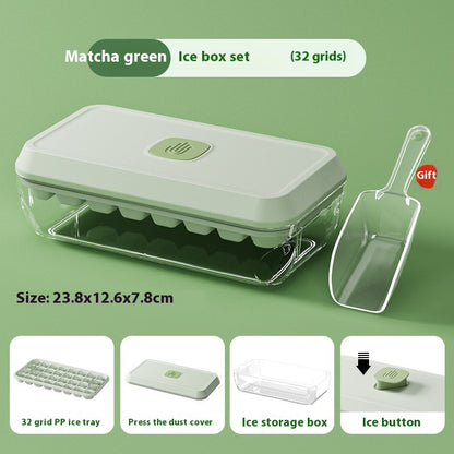 One-Click Ice Tray & Storage Box | Includes Free Ice Scoop - 50% OFF + Free Shipping