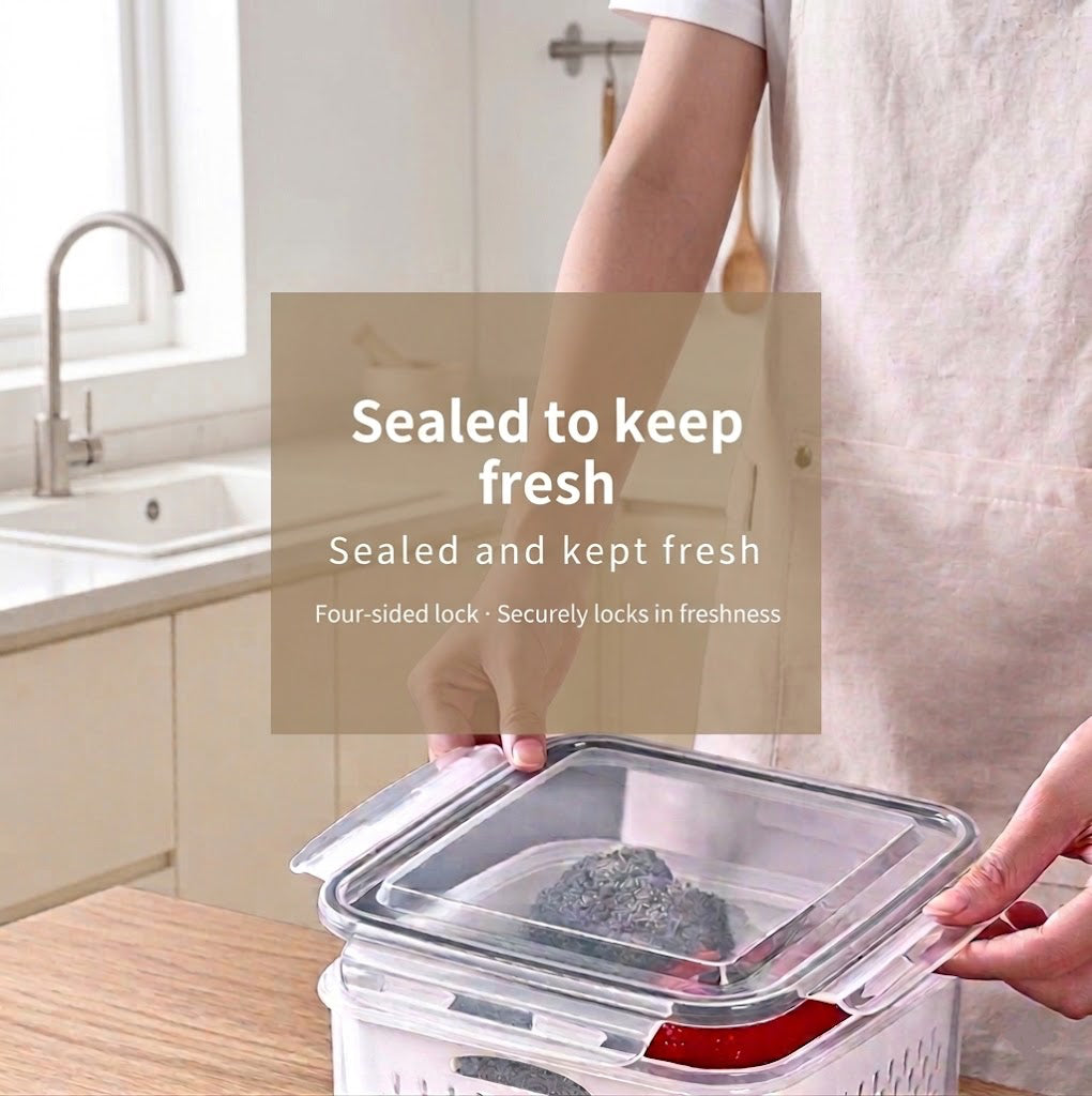 Transparent Stackable Food Containers | Airtight Set (3-7 Pieces) - 50% OFF + Free Shipping
