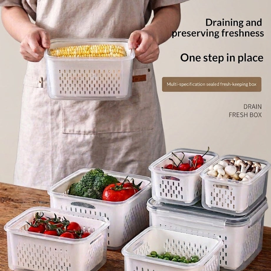 Transparent Stackable Food Containers | Airtight Set (3-7 Pieces) - 50% OFF + Free Shipping