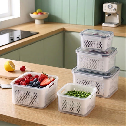 Transparent Stackable Food Containers | Airtight Set (3-7 Pieces) - 50% OFF + Free Shipping