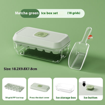 One-Click Ice Tray & Storage Box | Includes Free Ice Scoop - 50% OFF + Free Shipping