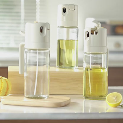 2-in-1 Glass Oil Sprayer & Pourer | Leak-Proof, BPA-Free - 50%o OFF + Free Shipping