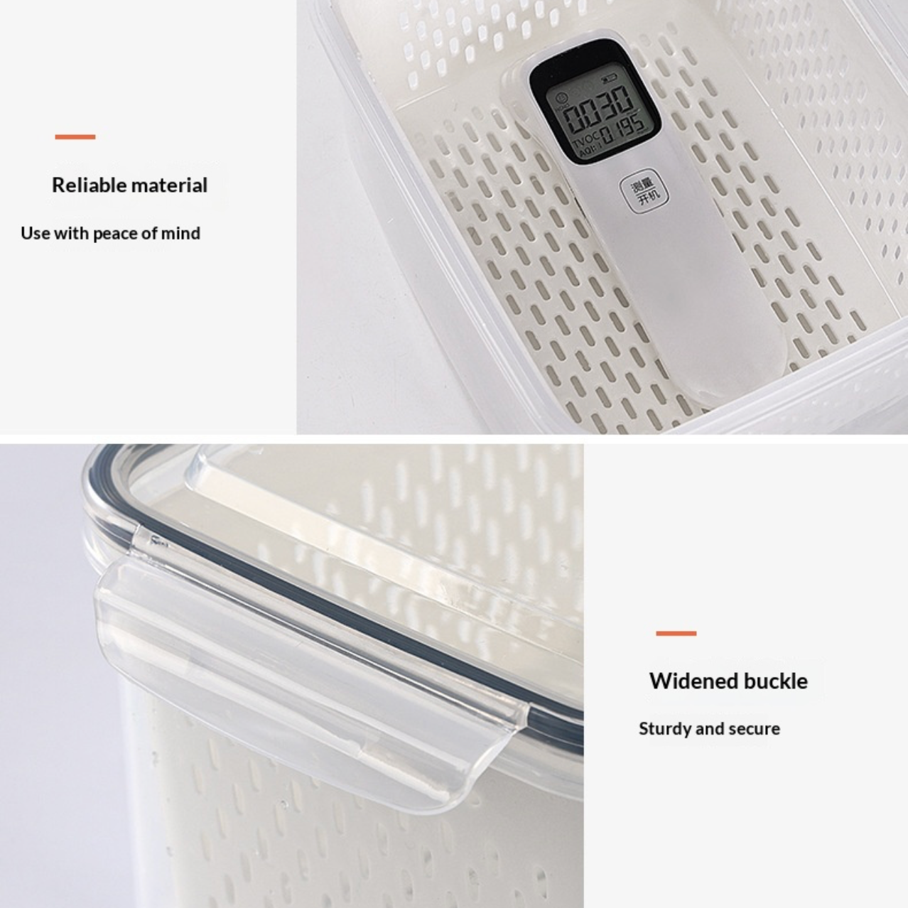 Transparent Stackable Food Containers | Airtight Set (3-7 Pieces) - 50% OFF + Free Shipping
